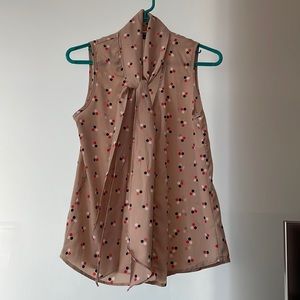 3/$30 sleeveless blouse